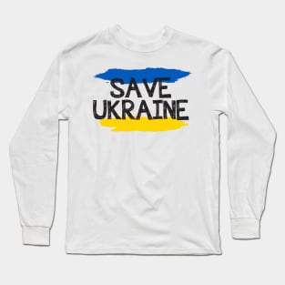 Save Ukraine Long Sleeve T-Shirt